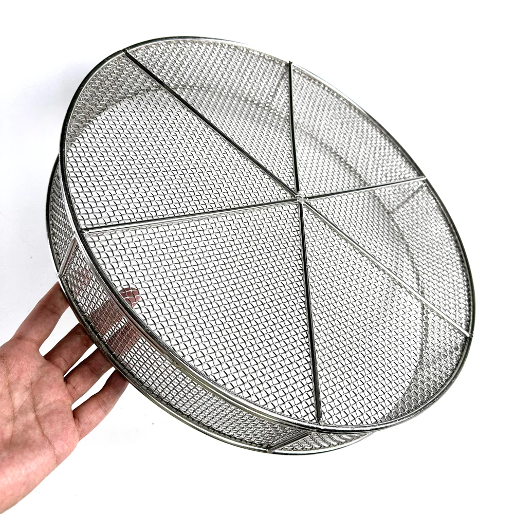 Manufacturers Custom food grade stainless steel wire mesh round basket for filter and storage