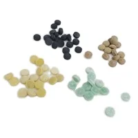 13mm/14mm colorful G10 jump and break tips blue/yellow/black/brown bakelite billiard cue tips wholesale