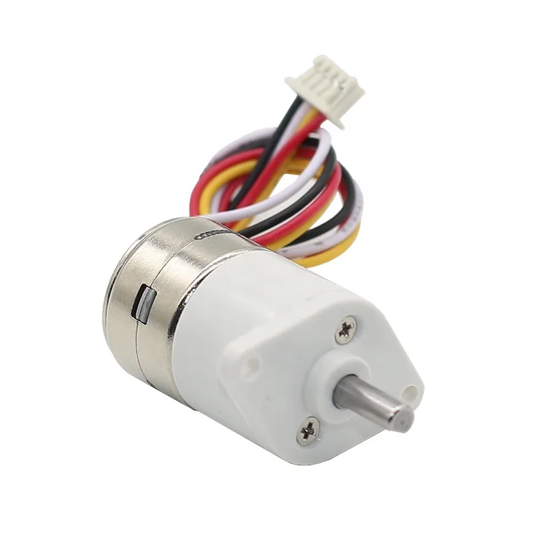 ASLONG JGM12-15BY 5V Micro DC Stepper Motor Two Phase Four Wire All Metal Gear Motor
