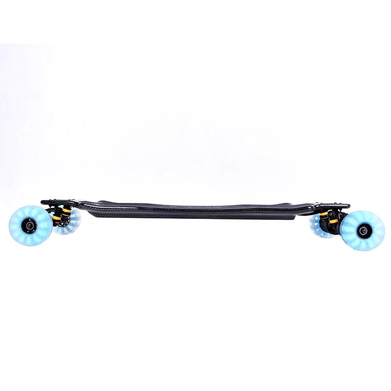 Hot sales All Terrains ELECTRIC SKATEBOARD with more durable carbon fiber deck loaded 150 KG