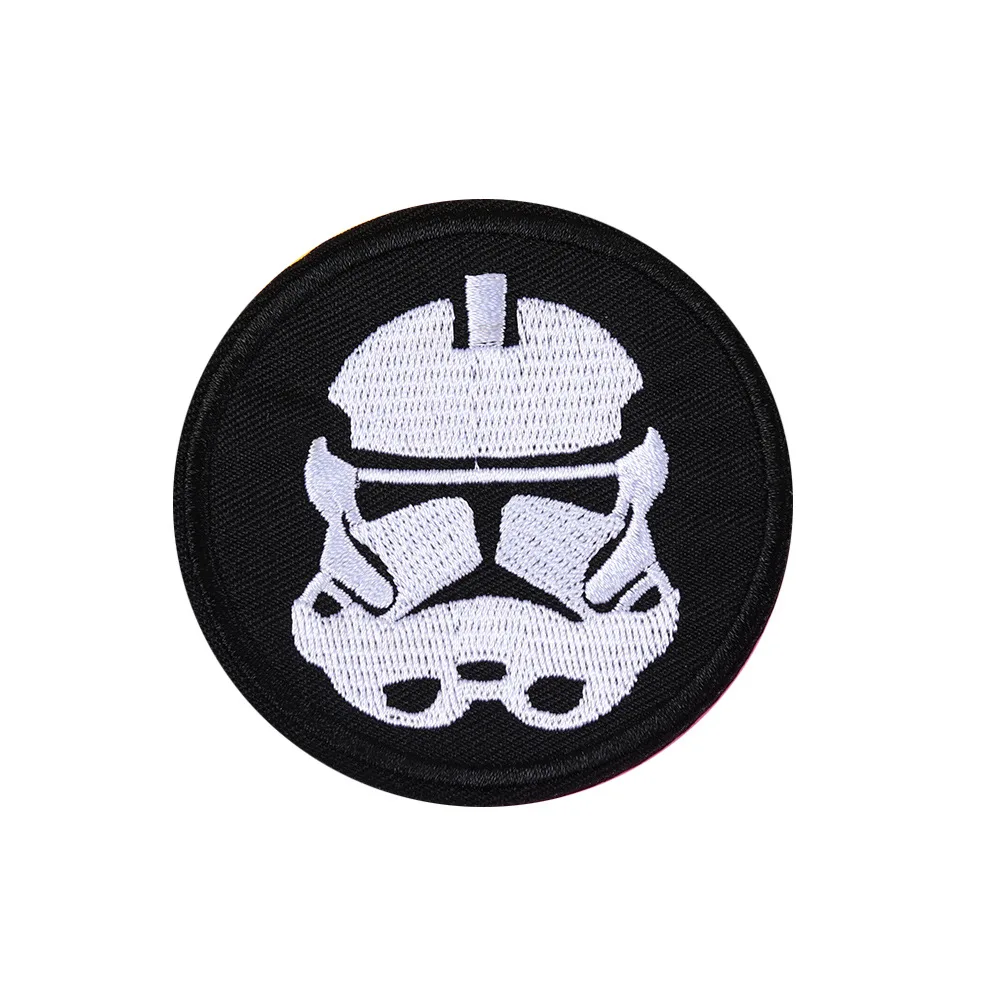 Robot cloth patch movie related character embroidery wholesale Heat Transfer Custom