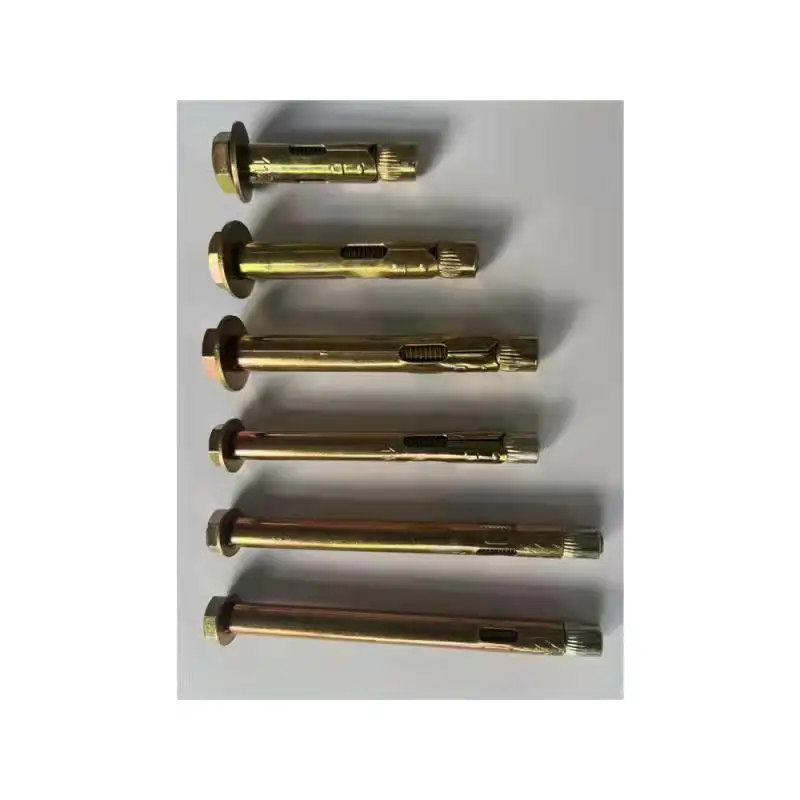 High Quality Low Price Hex Bolt Sleeve Anchor Carbon Steel Yellow Zinc Sleeve Anchor