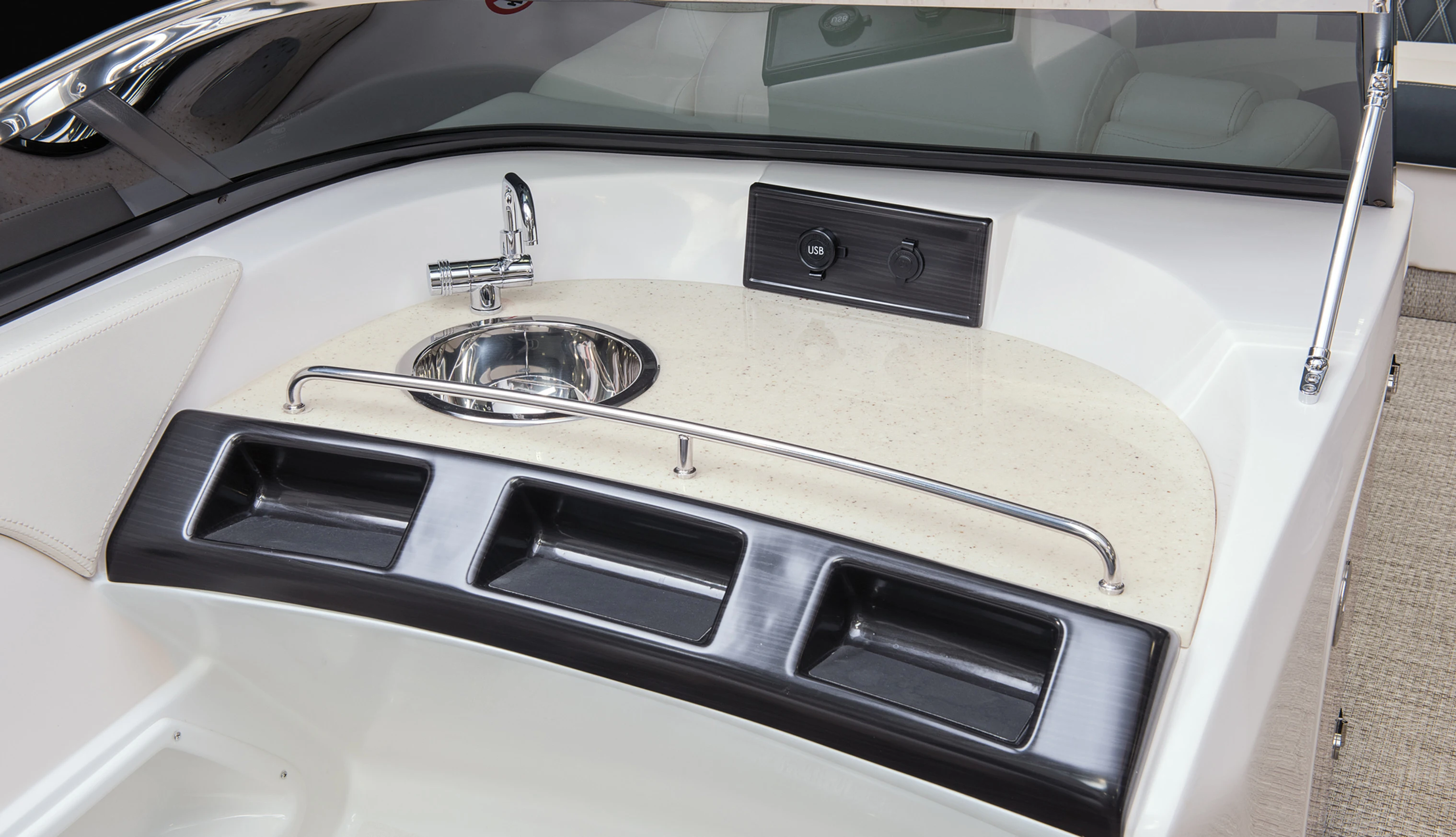 26Ft Pontoon Boat Aluminum Luxury Pontoon Boat With Motor And Cabin For Sale 2025