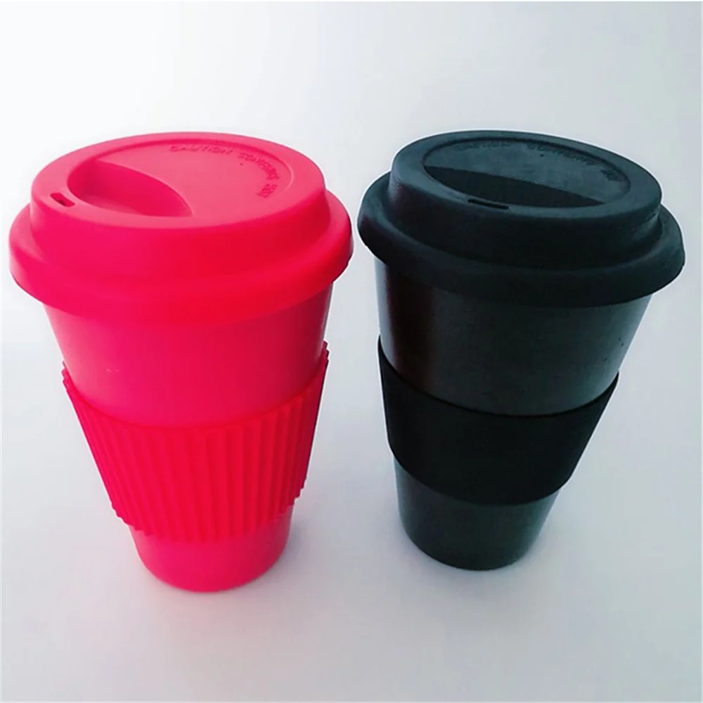 Modern Fashion Design Customized Biodegradable Travel Plastic Coffee Cups Anti-scalding Gift Cup