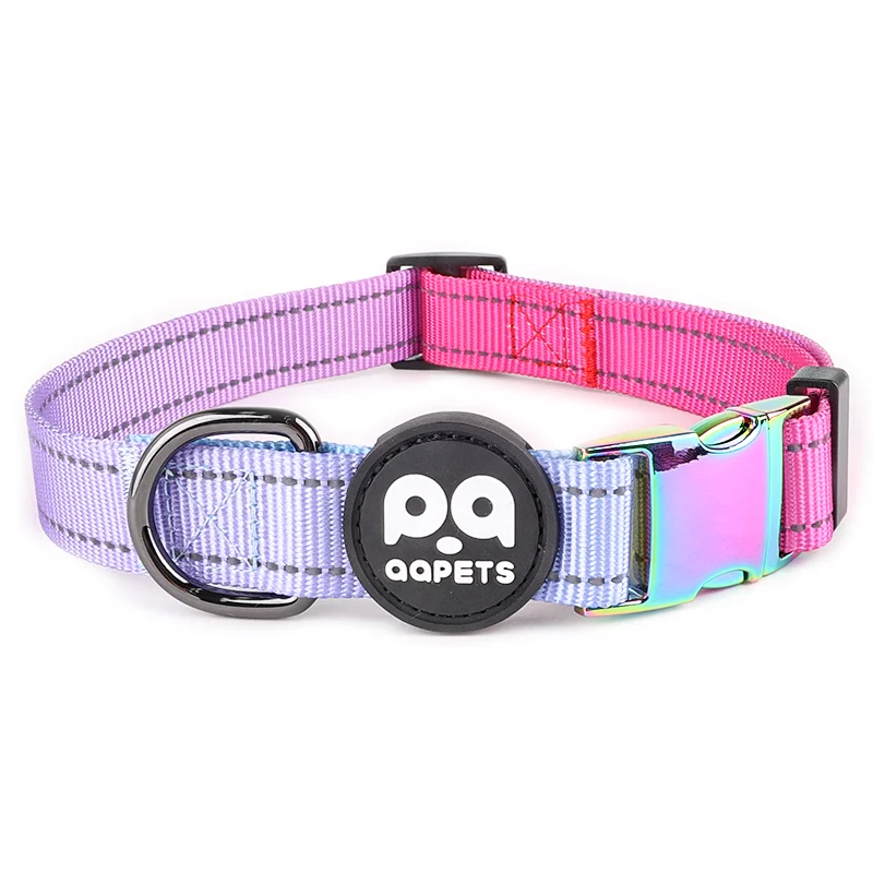 Christmas light up dog collar hardware collar dog name reflective hunting dog collar