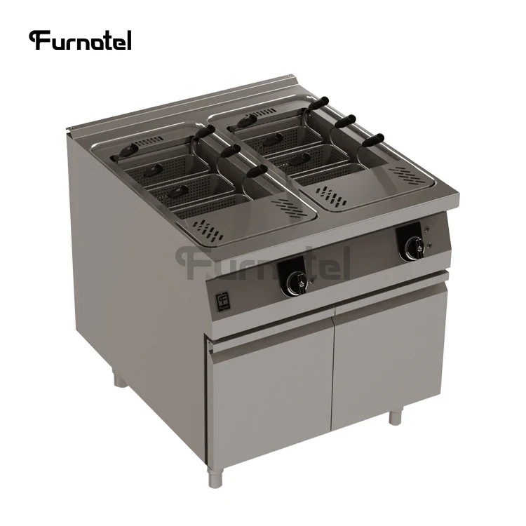 Furnotel Pasta Cooker 6 Basket Commercial Electric Noodles Cooker Modular Cooking Units Colors Customization
