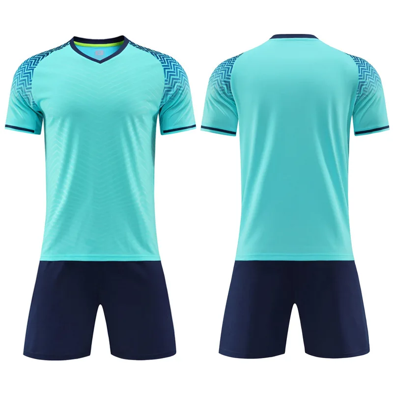 Sublimated printing Custom Logo Quick Dry Yellow Color Jersey shirts Set Football Sport Wears Football Jersey Soccer Uniforms