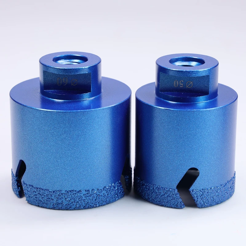 Manufacturer wholesale vacuum brazing Dekton Broca Gres hole saw ceramic Diamond Core Drill Bits