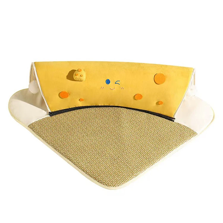 Tunnel Cat Nest Universal Four Seasons Pet Cooling Mat Semi-Enclosed Cat House with Detachable Washable Features Cat Shelter