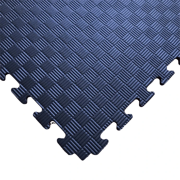 Elasticity Taekwondo Material Yellow&Blue Aikido Tatami Mat For Judo Gym