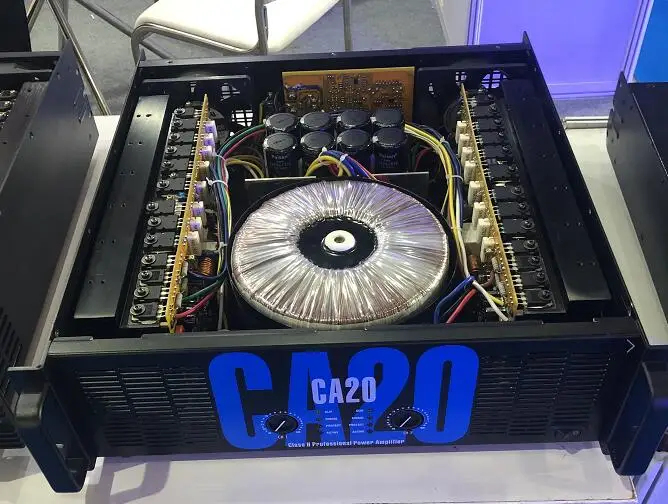 2 OHM POWER AMPLIFIER PRO AMP CA20  2*1600W
