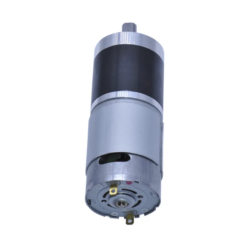 Hot selling low cost D775 carbon brushed dc motor with smooth planetary gear