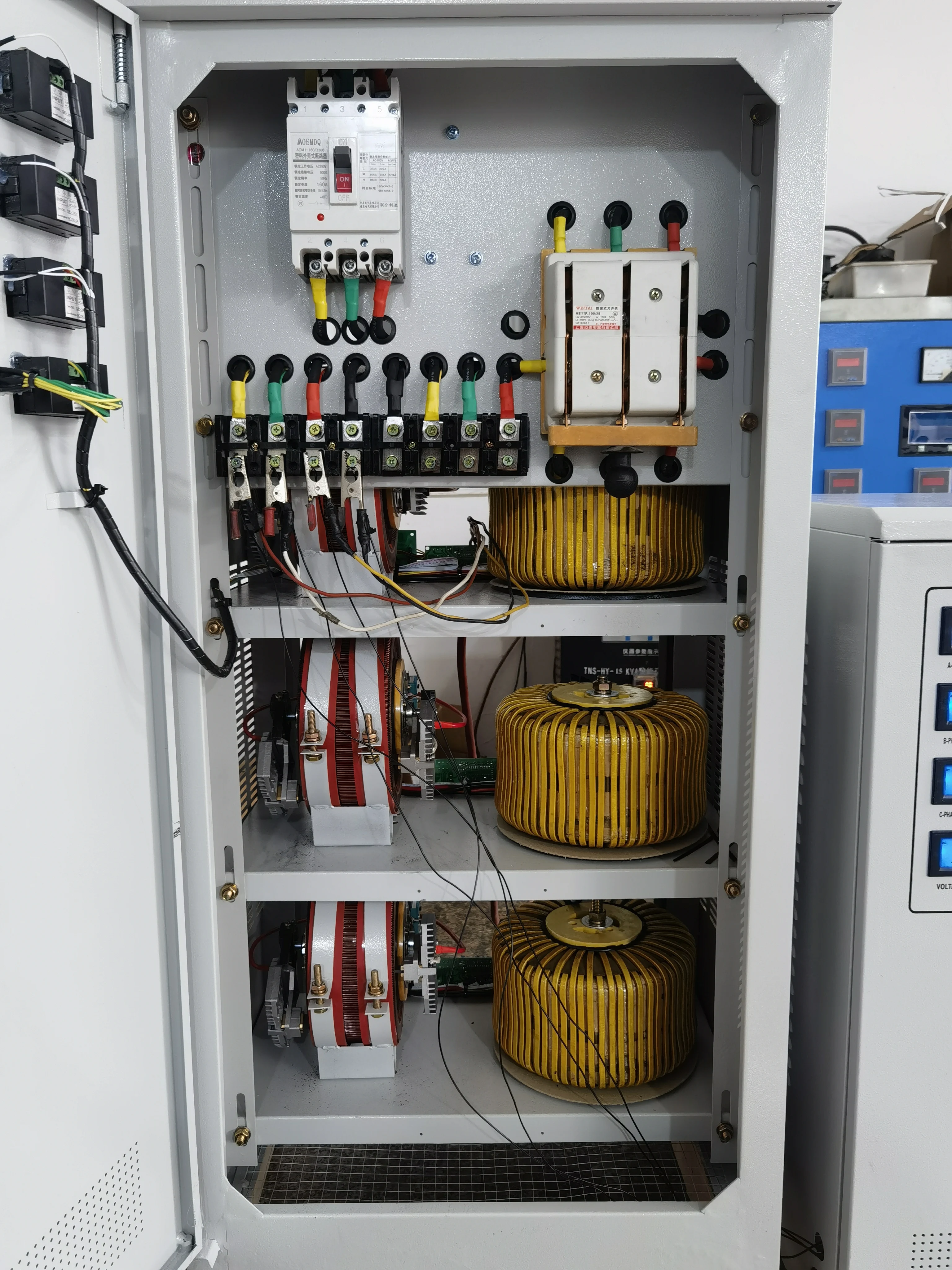 Tns 45kva Three Phase Output Stable 220v Ac Automatic Voltage Stabilizer Regulator For Appliances