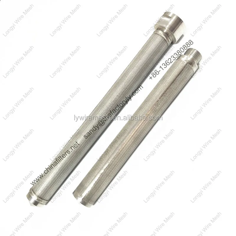 Micron porous sus 316L ss stainless steel 5 layer wire mesh alloy c 276 sintered filter tube