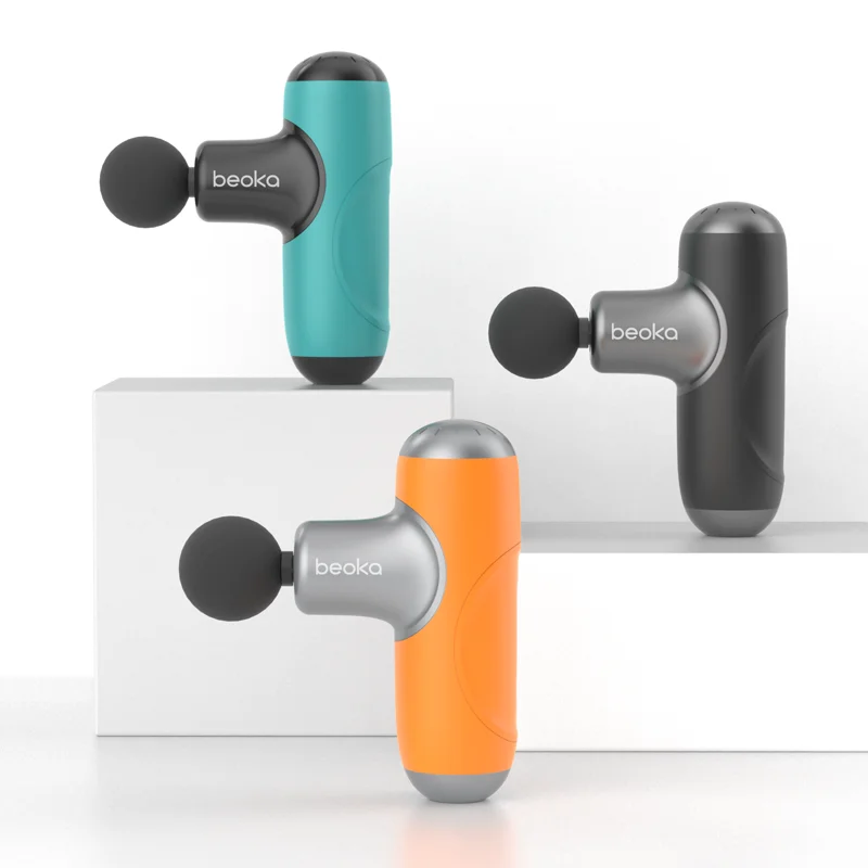 mini shoulder gun massage deep tissue percussion body mini massage guns with case silicone handheld therapy tools