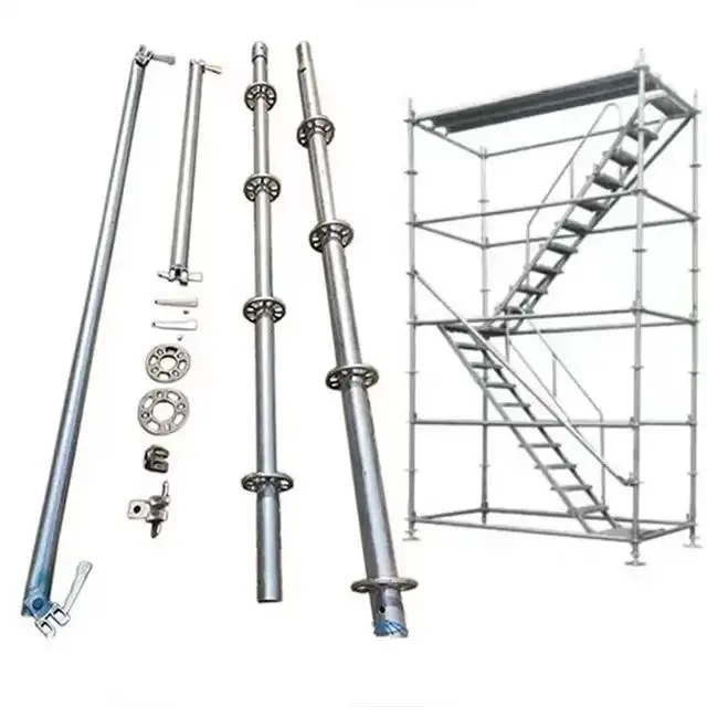 Heavy Duty All Round Ring Lock/Cuplock/Disc scaffolding system Construction Galvanized Ringlock Scaffold