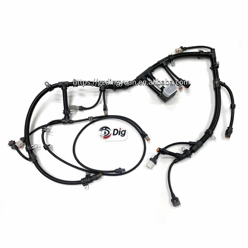 Construction Machinery Excavator Parts Wiring Harness 4933210 For Cummins QSC8.3 Engine