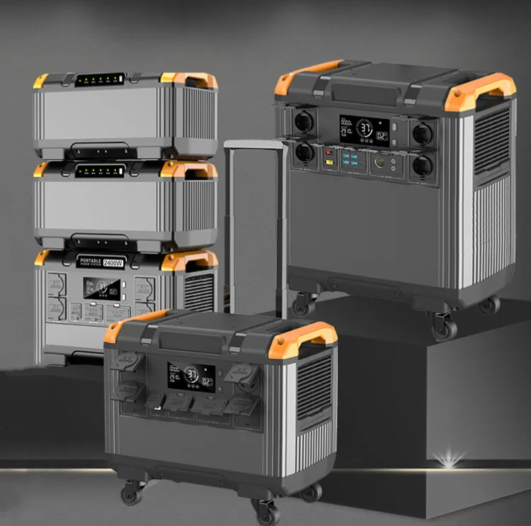 2400w 3000w 2000w Camping Power Station Lifepo4 Battery Charge Solar Generator Energy System 2000w Portable Power Station