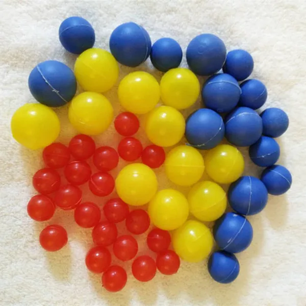 High polished PP hollow plastic ball smooth plastic hollow ball transparent large colorful plastic ball