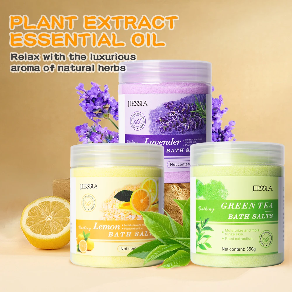 OEM low MOQ best ginger bath salt skin care products Bathing Salts Body Scrub Bath Salts