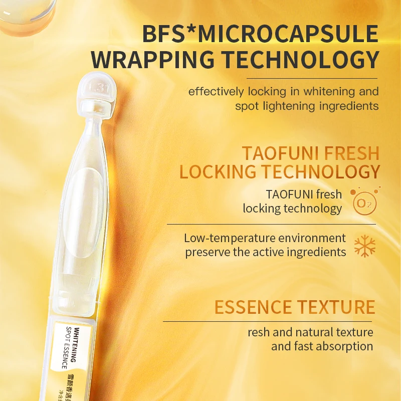 Natural Skin Revitalizer Ampoule 3-O-Ethyl ascorbic acid Face Serum Hyaluronic acid high-capacity for face