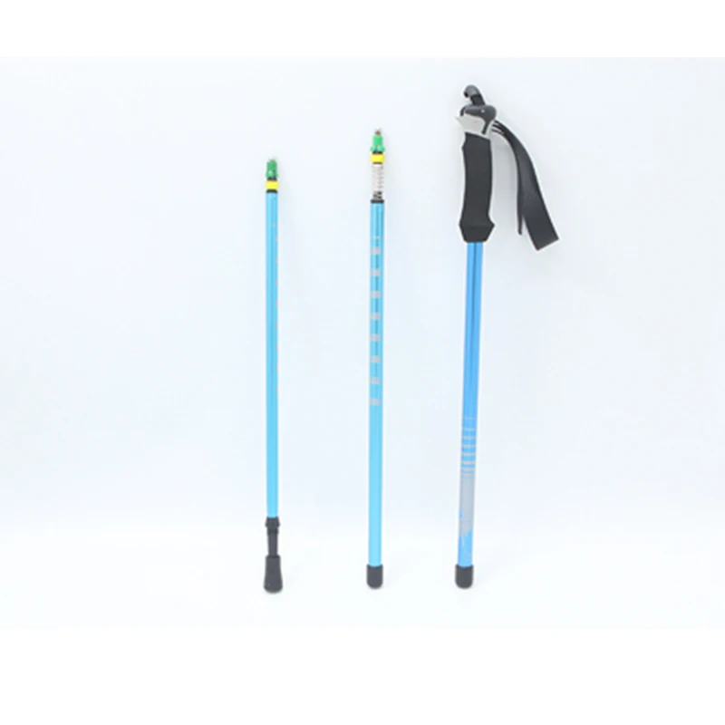 High Quality Ski Poles Foldable Crutch Trekking Pole Nordic Walking Sticks Walking Pole Alpenstock Trekking