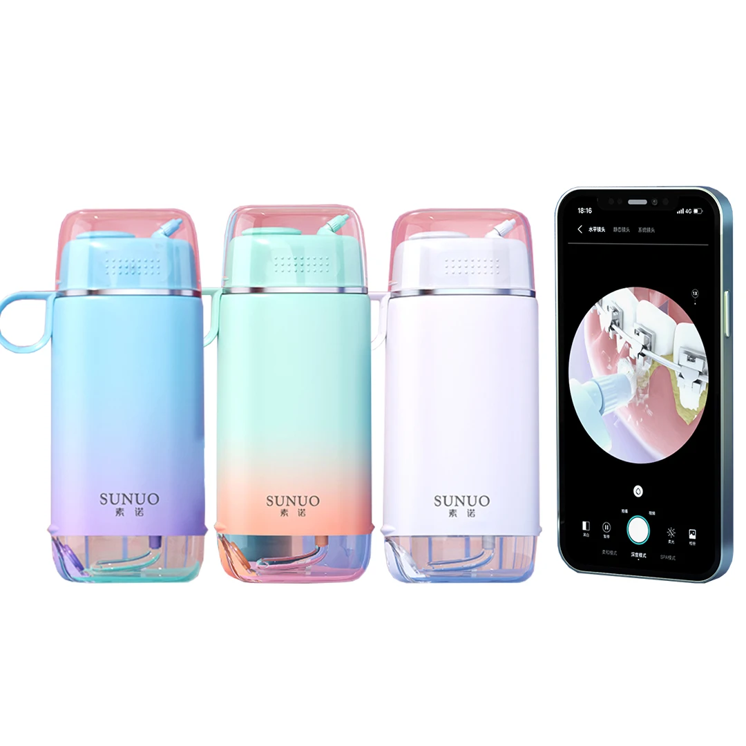 Smart Intelligent Water flosser Oral Irrigator C3 PRO WIFI IPX7 Waterproof Water Flosser With Camera Compact Travel Home DIY