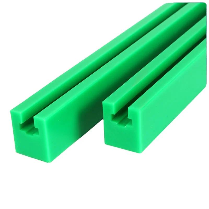 High Wear Resistance Custom Extrusion UHMW PE1000 Profile White Green Wear Strip