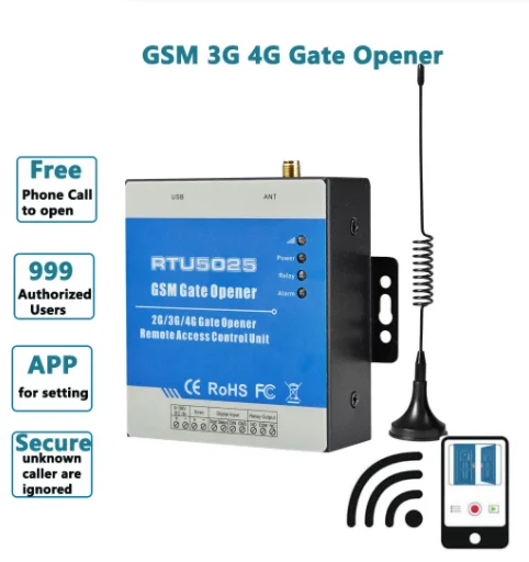 Умный Бесплатный звонок 2G/4G пульт дистанционного управления RTU5025 GSM Реле Контроллер переключатель 3000 пользователей может быть авторизован