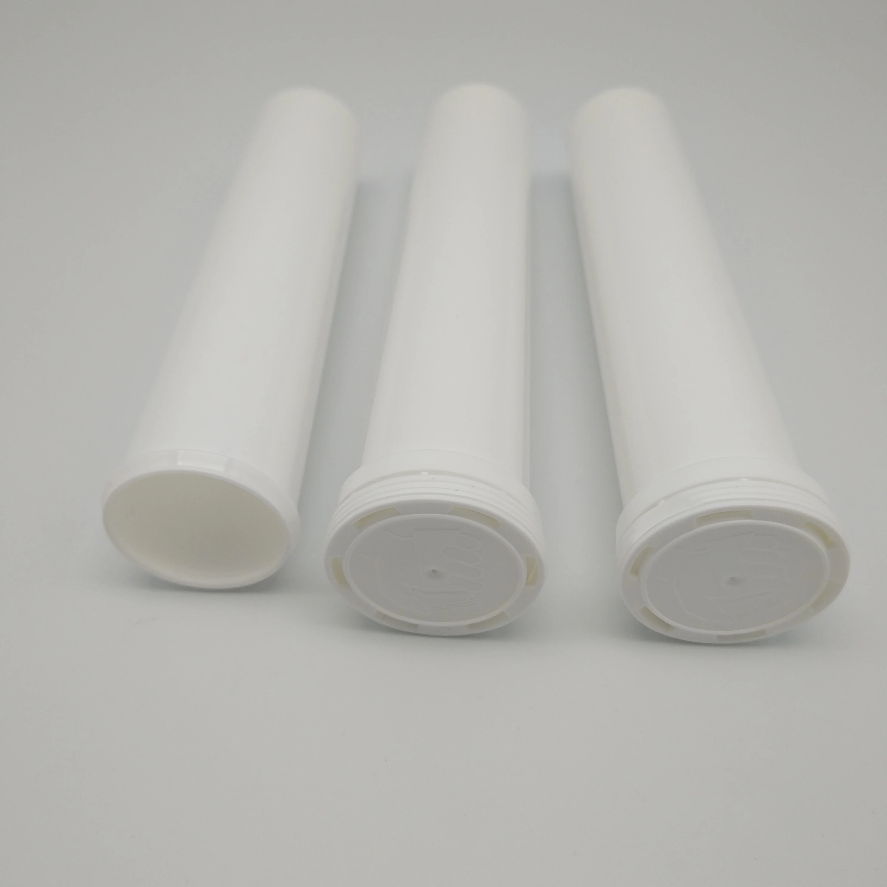 Plastic color Vitamin C effervescent tablet tube bottle with spring cap