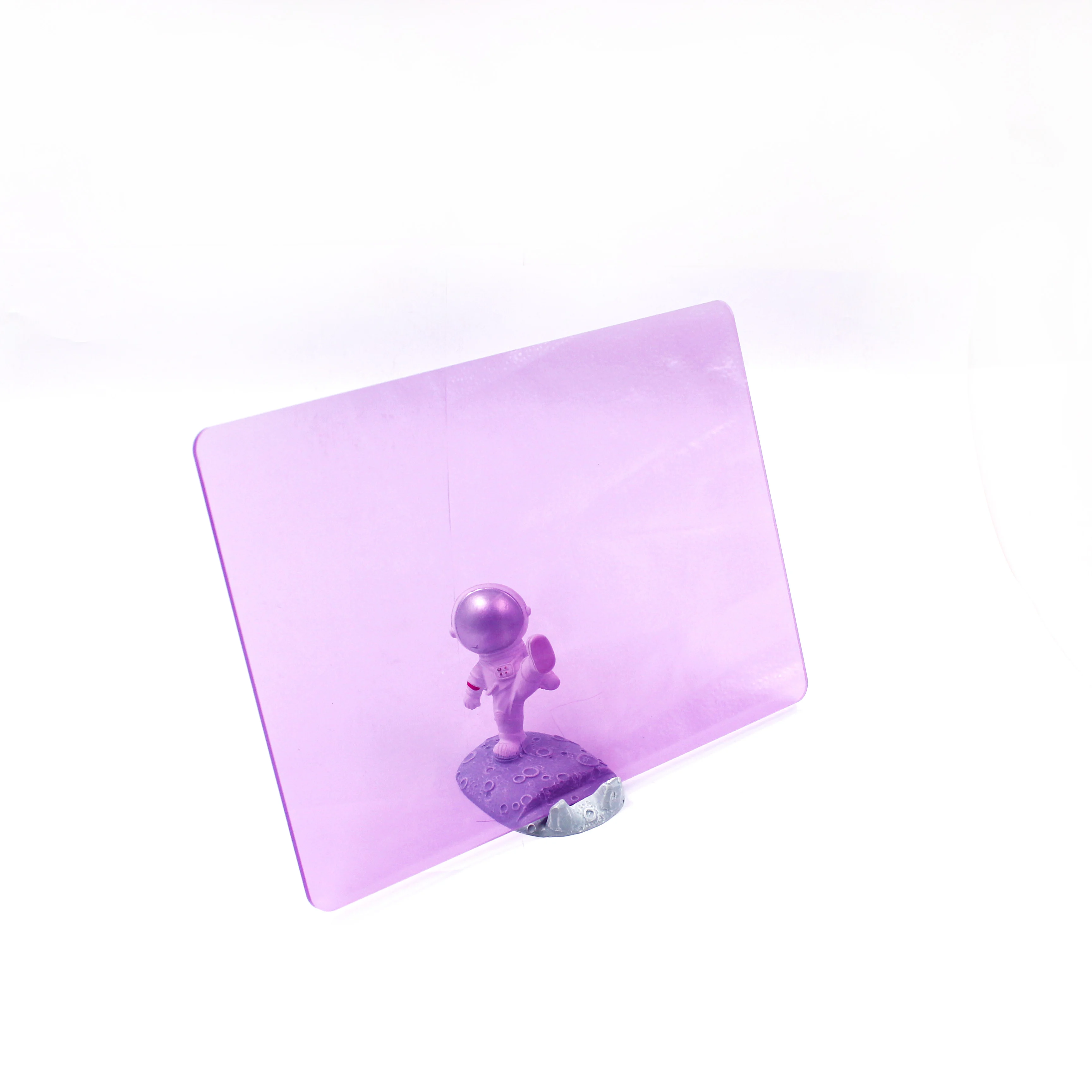 2mm Pink Purple Polycarbonate Solid Sheet For Display and Sign