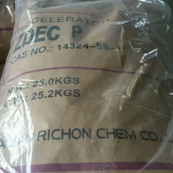 China Supplier ZDEC zinc Diethyl Dithiocarbamate Rubber accelerator