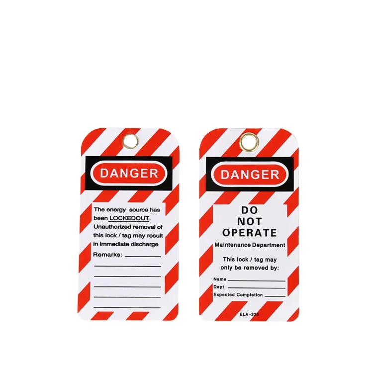 Do not operate danger warning tagout loto safety lockout tag
