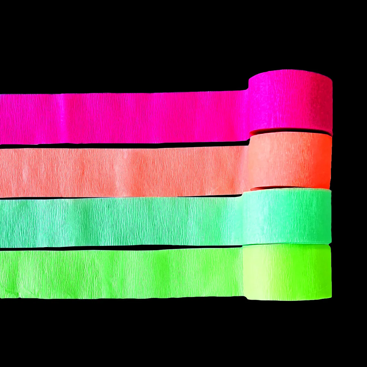 DIY Crepe Paper Streamers Colored Wrinkled Paper for Wedding Background Wall Birthday Party Decoration