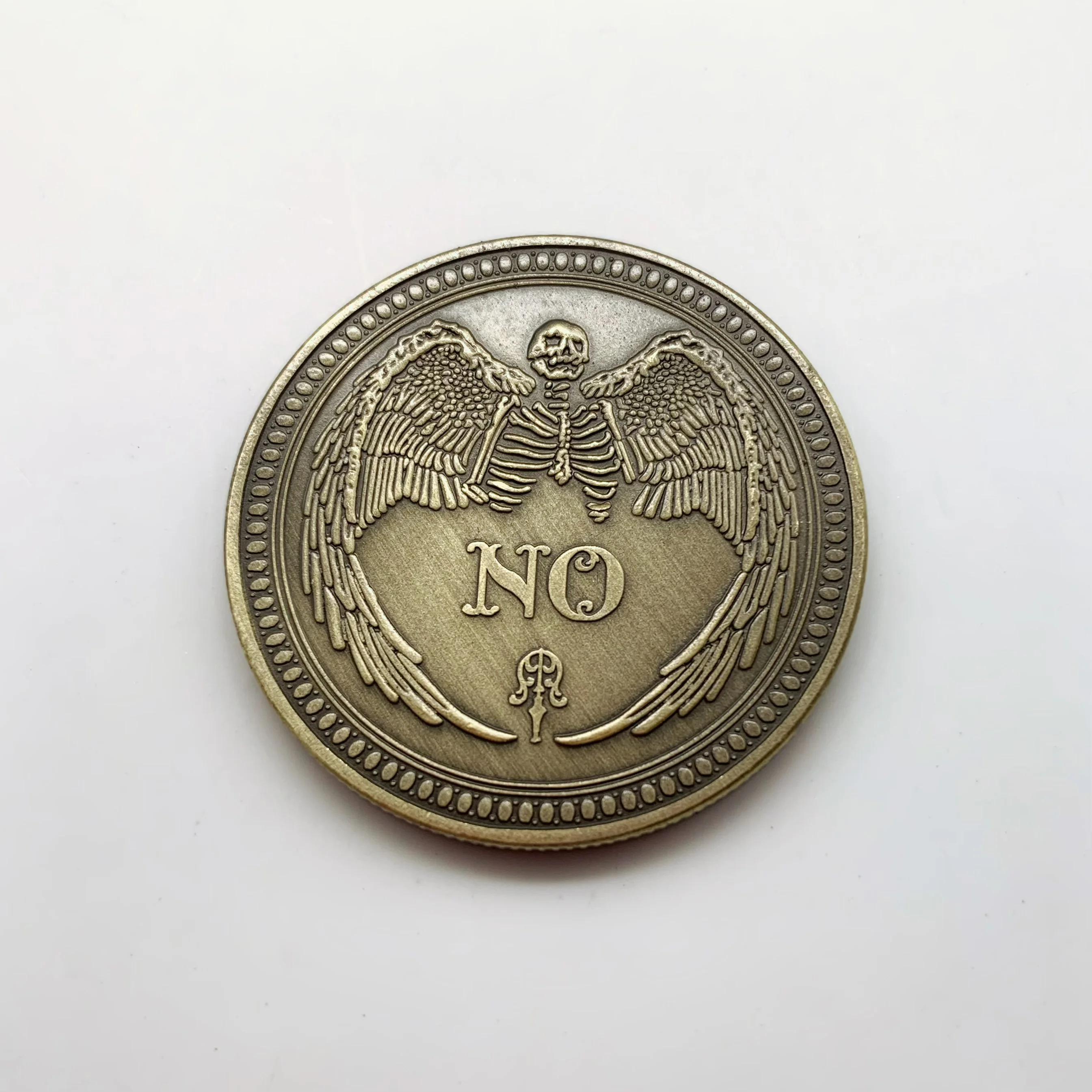 Decision Coin YES/NO magic toy lucky coin antique gold souvenir coin