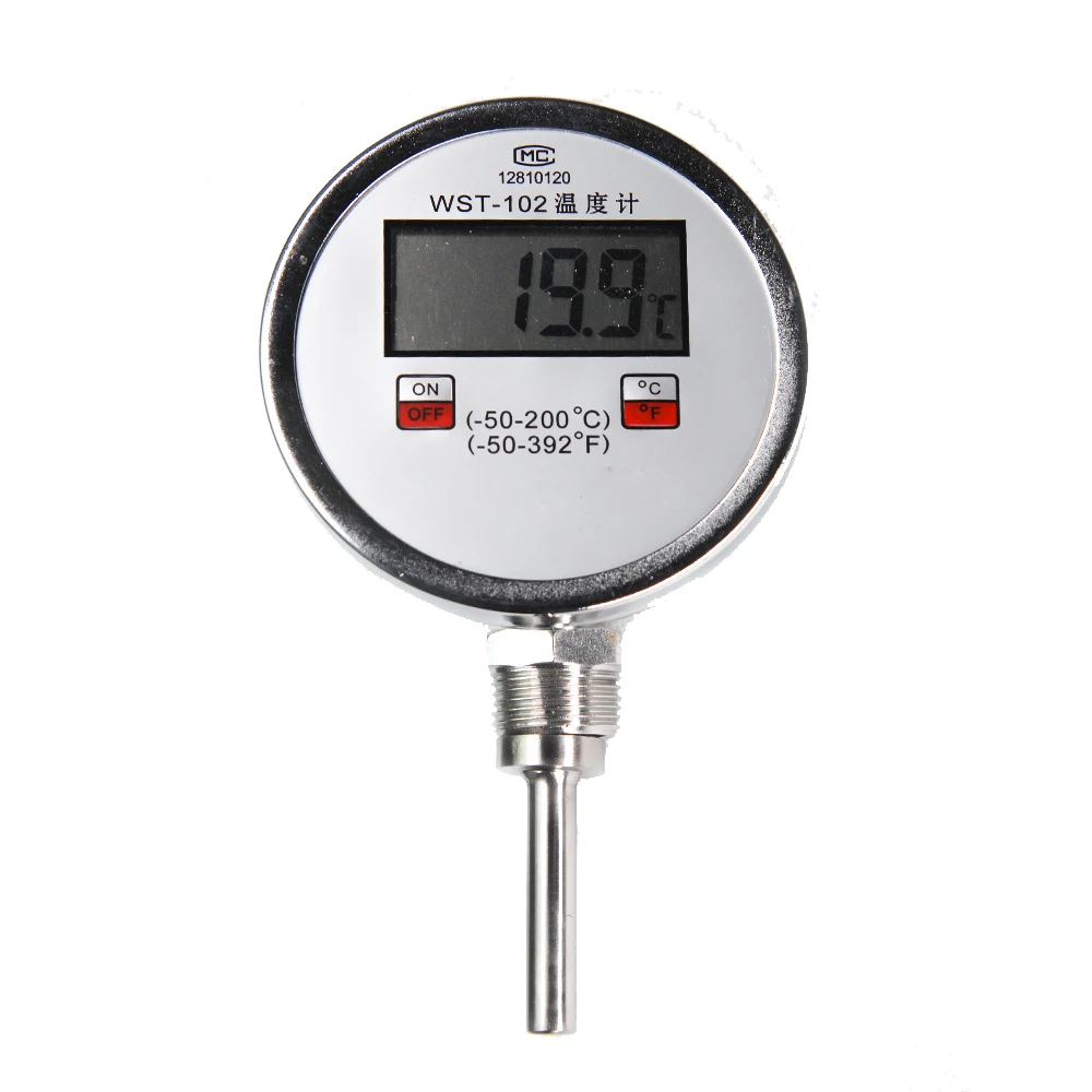 Digital display probe compost thermometer grain heap lees organic fertilizer factory chicken manure haystack fermentation tank t