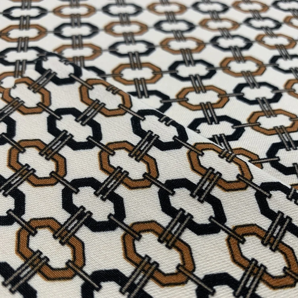 2023 Shaoxing Factory  NR Bengaline Print With Retro Pattern Design And Good Stretch For Spring-Summer Coat/Jacket