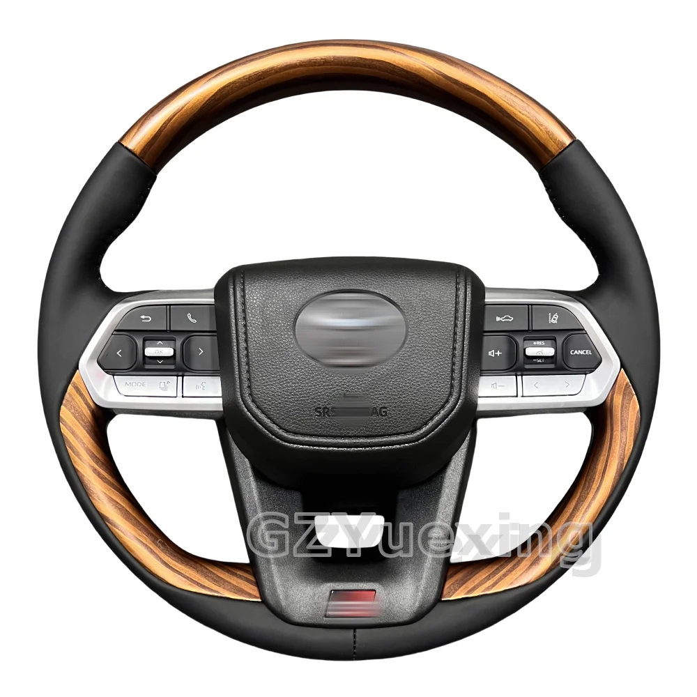 Water Transfer Forging Pattern Fit for LC300 Car Steering Wheel Assembly Forged Carbon Grain Steering Wheel