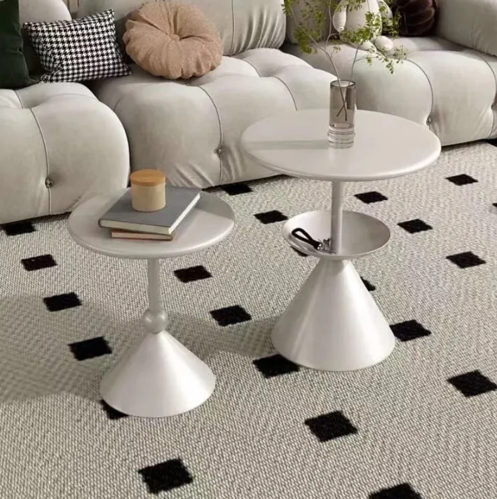 Modern Simple Light Luxury Rock Plate Side Table Sofa Small Coffee Table Small Apartment Corner Table