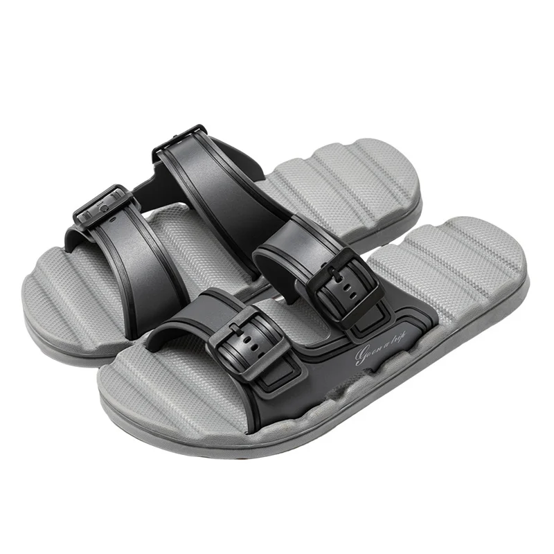 New models wholesale high quality men slippe korea low prices buckle low prices blank-slide-sandal customize sandals 47#