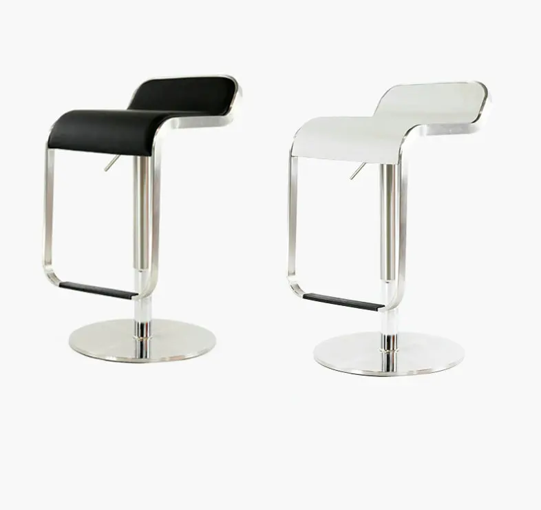 Simple style lapalma Lem aluminium italian leather PU bar stools bar chair home bar