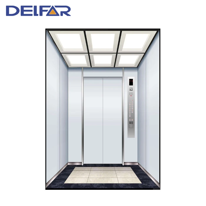 Duplex control with all painted steel cabin decoration home elevator