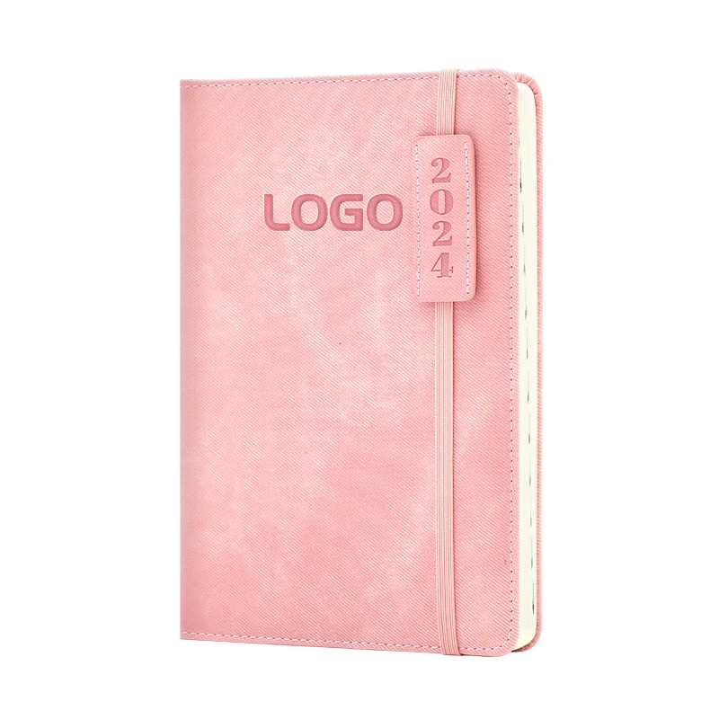 10 in 1 PU leather 2025 planner custom logo A5 notebooks 176 sheets monthly planner 2025-2025 calendars A5 journal notebooks