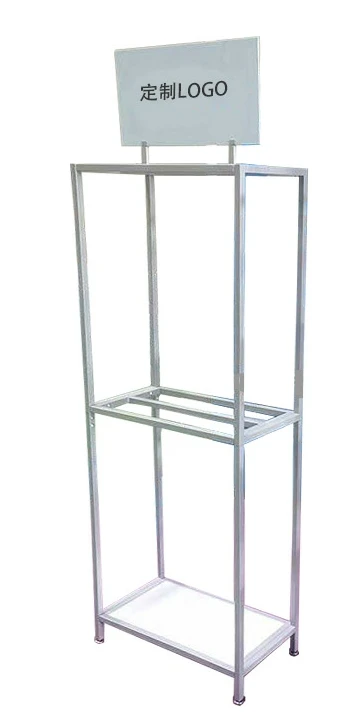 Custom Design Counter Top Extension Stand Hair Product Shop Lockable Metal Wire Wig Hair Extension Display Rack Stand