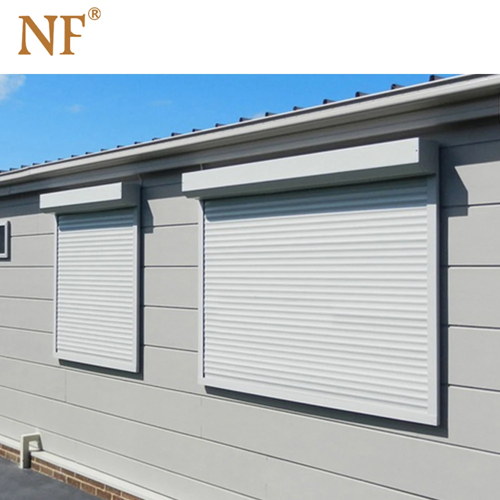 Aluminum roller shutter door