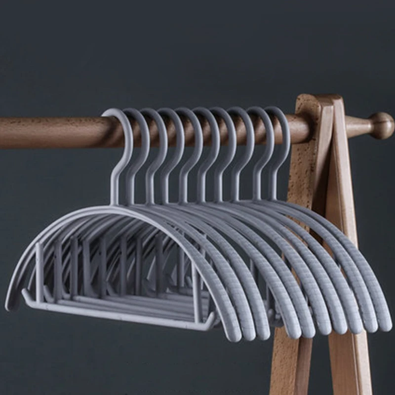 New Arrival Household Plastic Clothes Hangers European Luxury Multifunctional Non Slip Clothes Hangers
