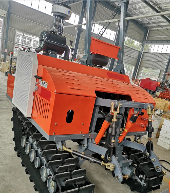 Agr Rubber Crawler self propelled rotary tiller Crawler rotary tiller crawler tractor