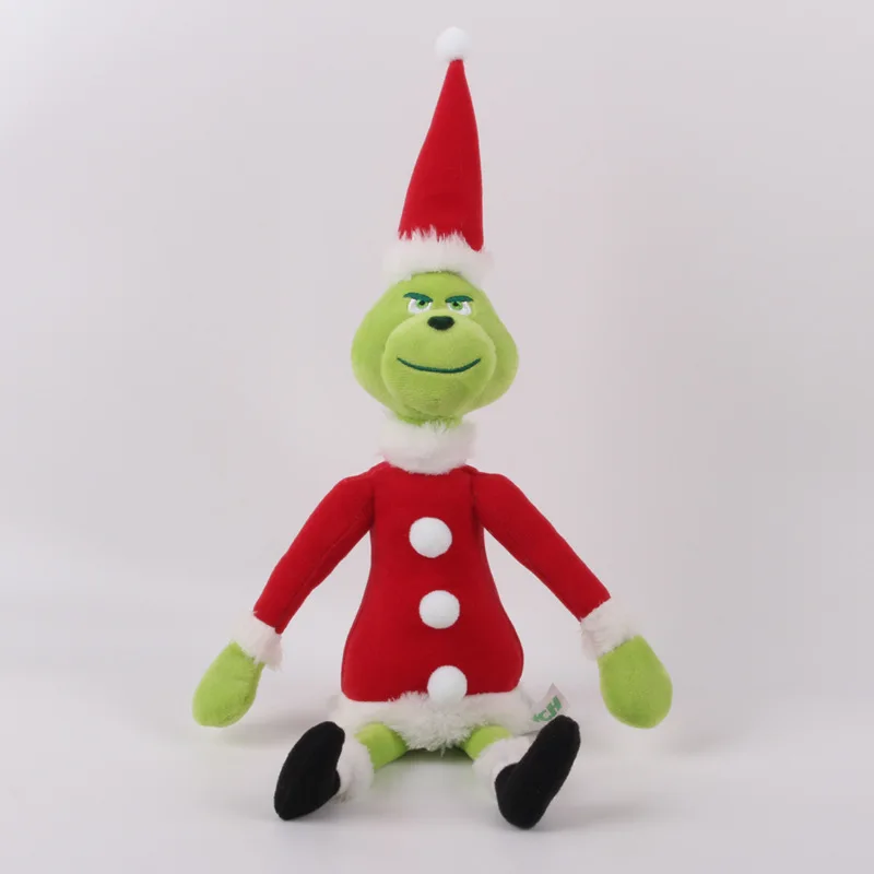 2022 Newest Movie Grinch Customized Merry Christmas Collectable Stuffed Dolls Green Soft Plush Grinch Doll for Promotion