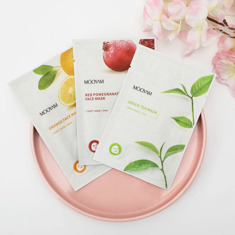 Mascarilla Hidratante уход за кожей лица увлажняющий отбеливающий Maskss лист красота твердая осветляющая фруктовая маска