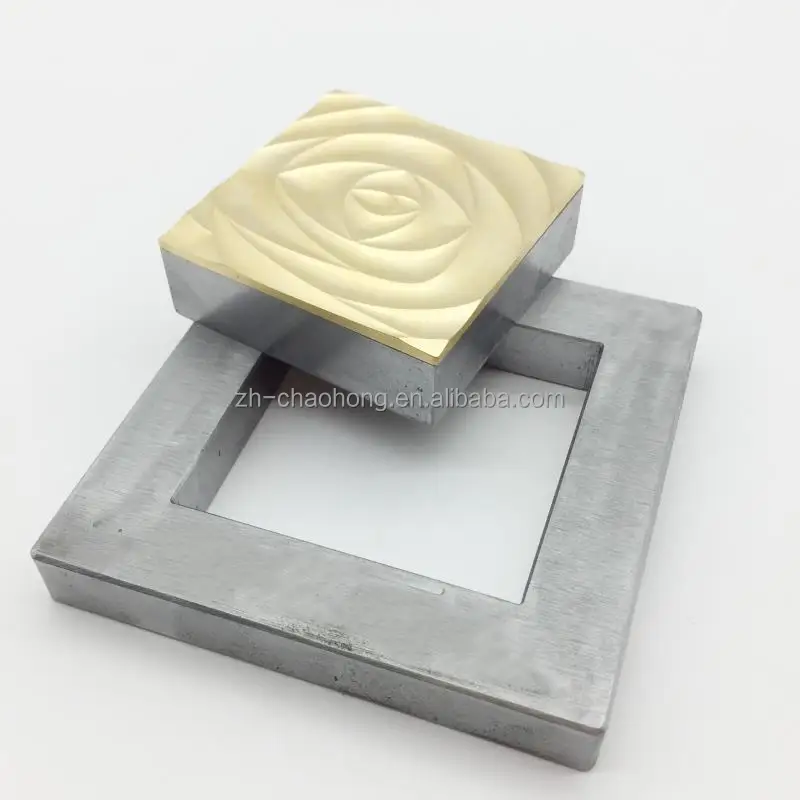 Cosmetic Pressing Stamp Mold Eyeshadow Powder Pressed Mold Press Custom Logo Copper Plate